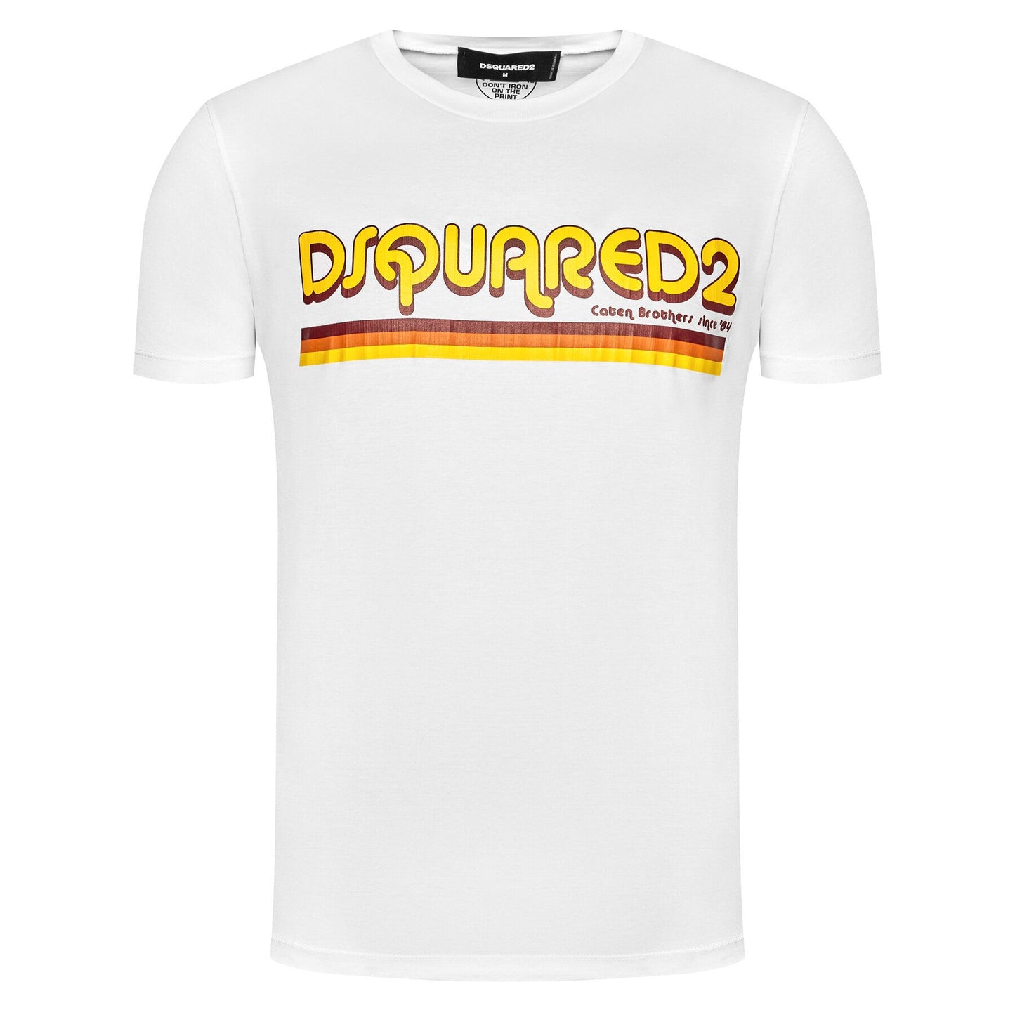 T-Shirt aus weißer Baumwolle
