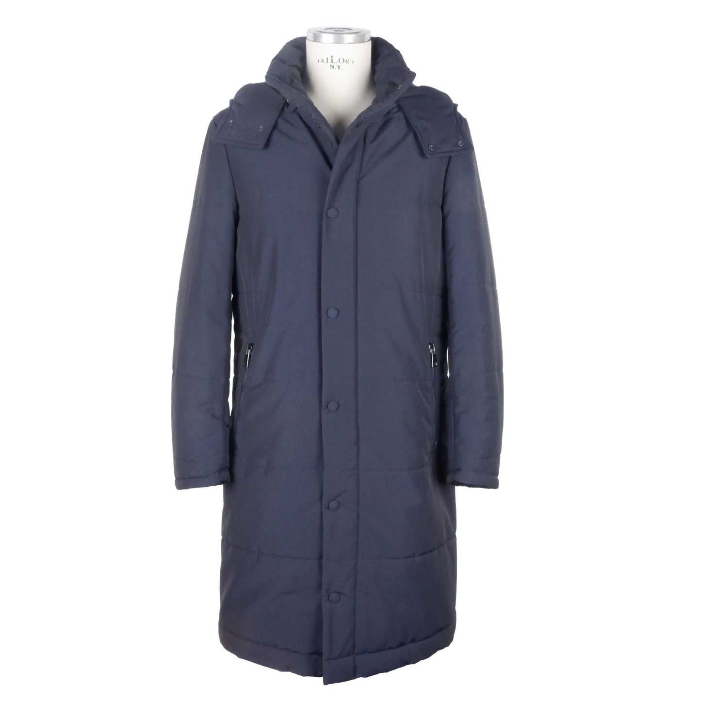 Jacke Vergine aus blauer Wolle