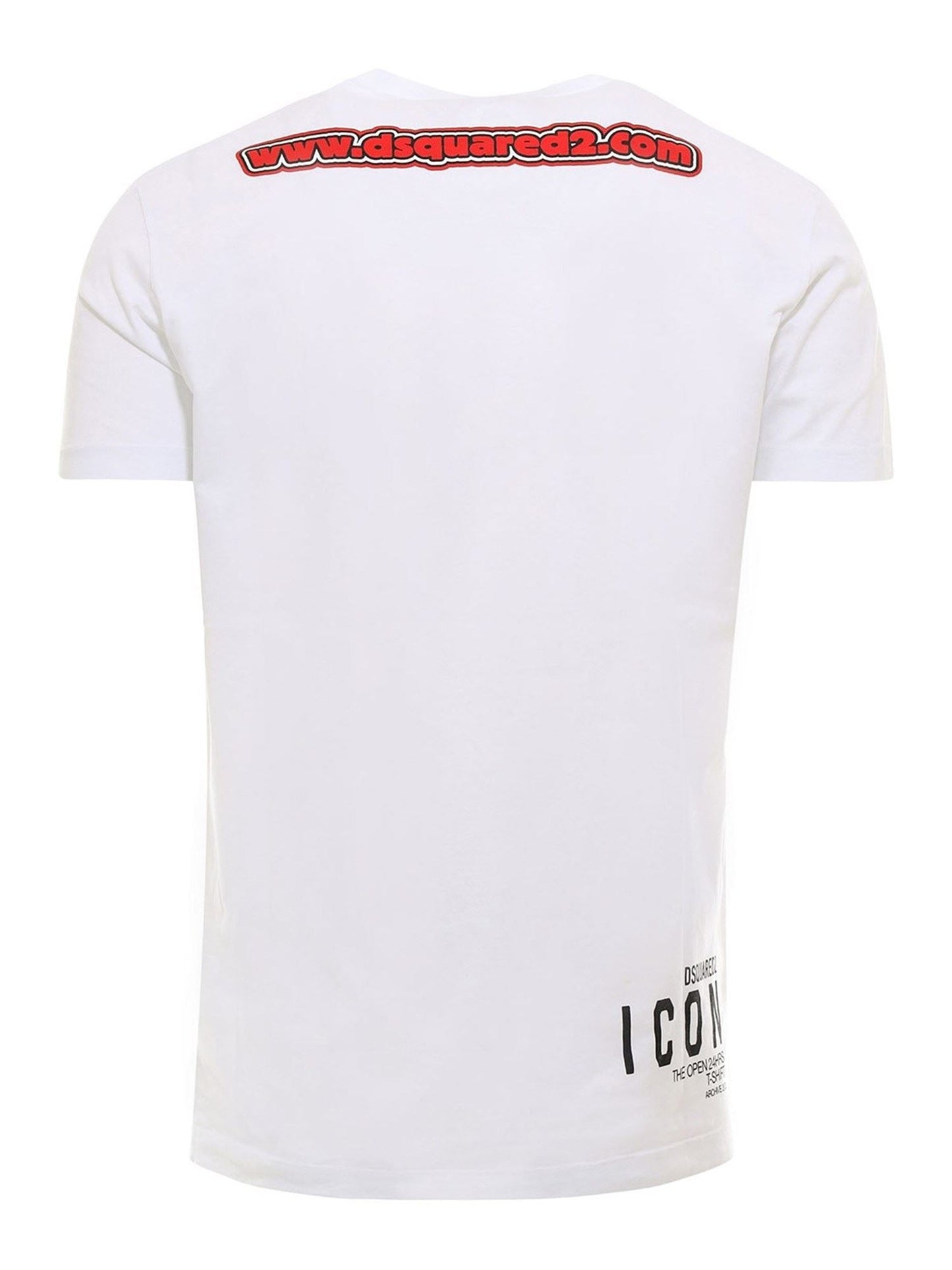 T-Shirt aus weißer Baumwolle