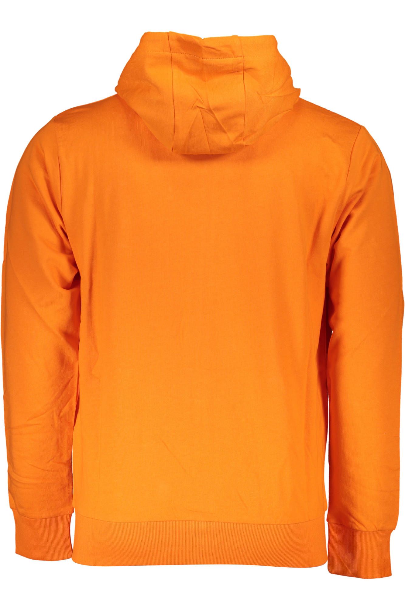 Orangefarbener Baumwollpullover