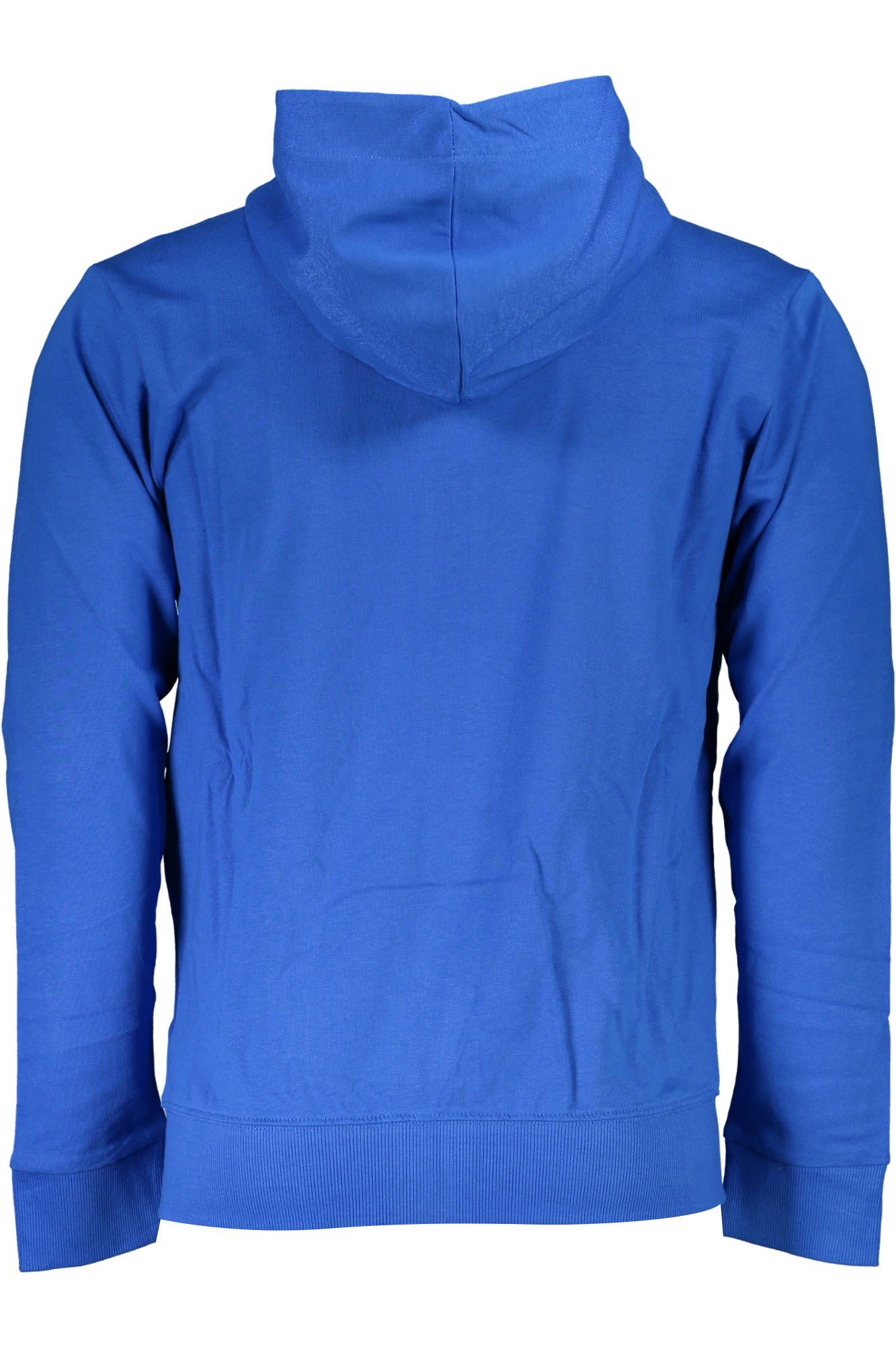 Blauer Baumwollpullover