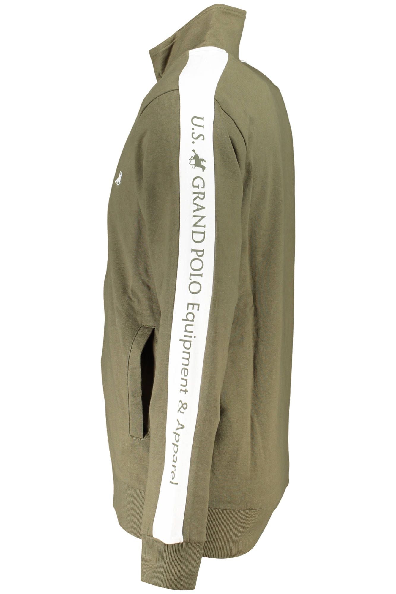 Grüner Baumwollpullover