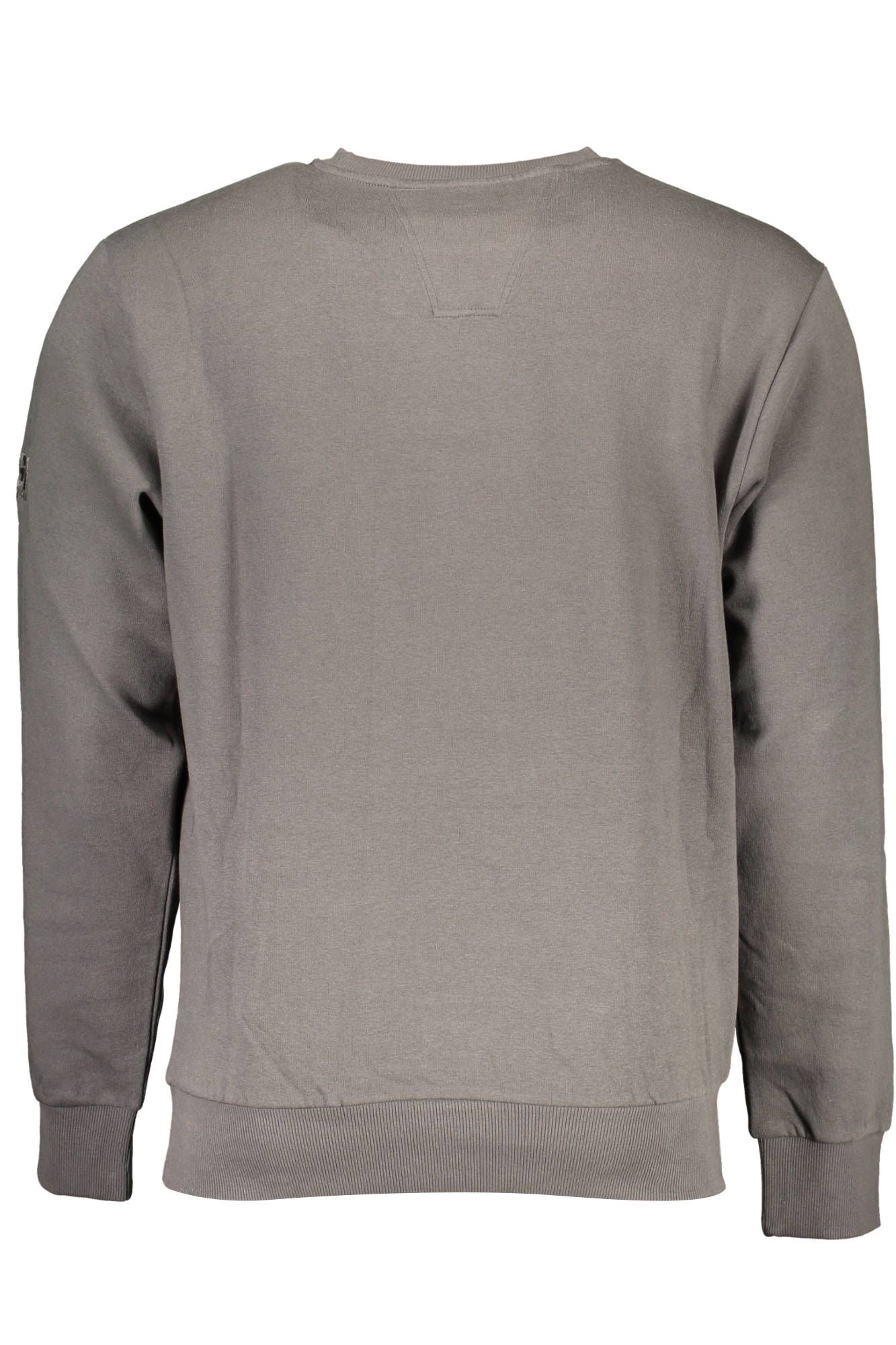 Grauer Baumwollpullover