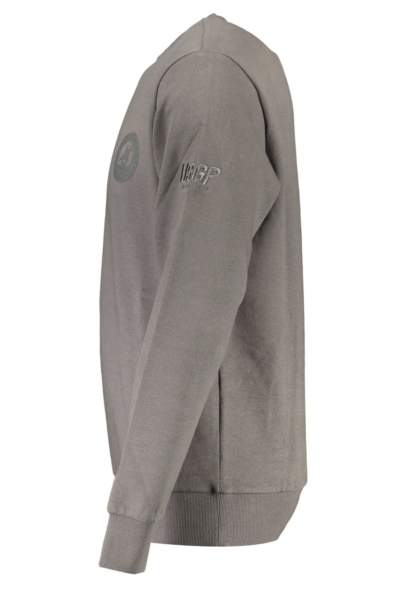 Grauer Baumwollpullover