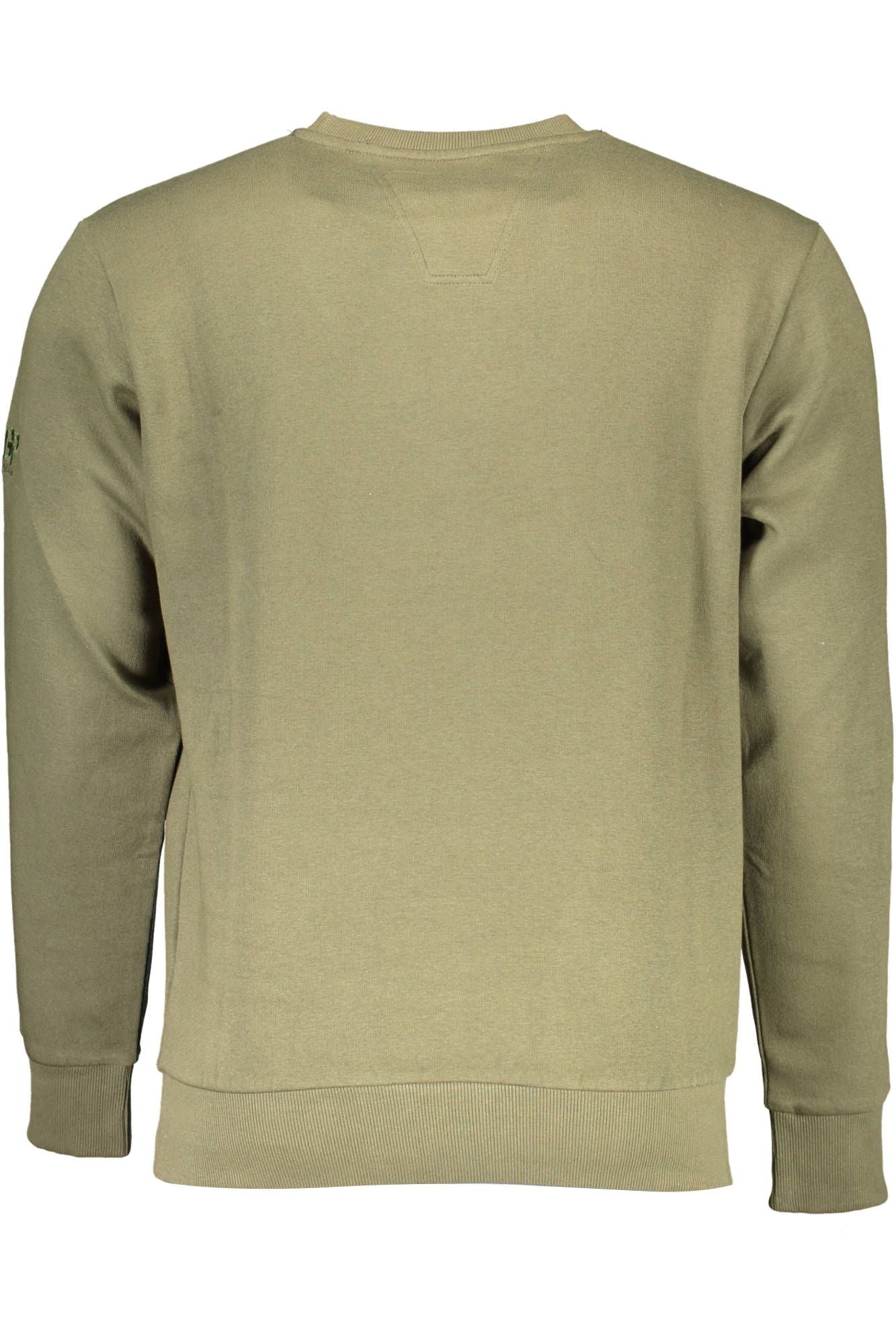 Grüner Baumwollpullover