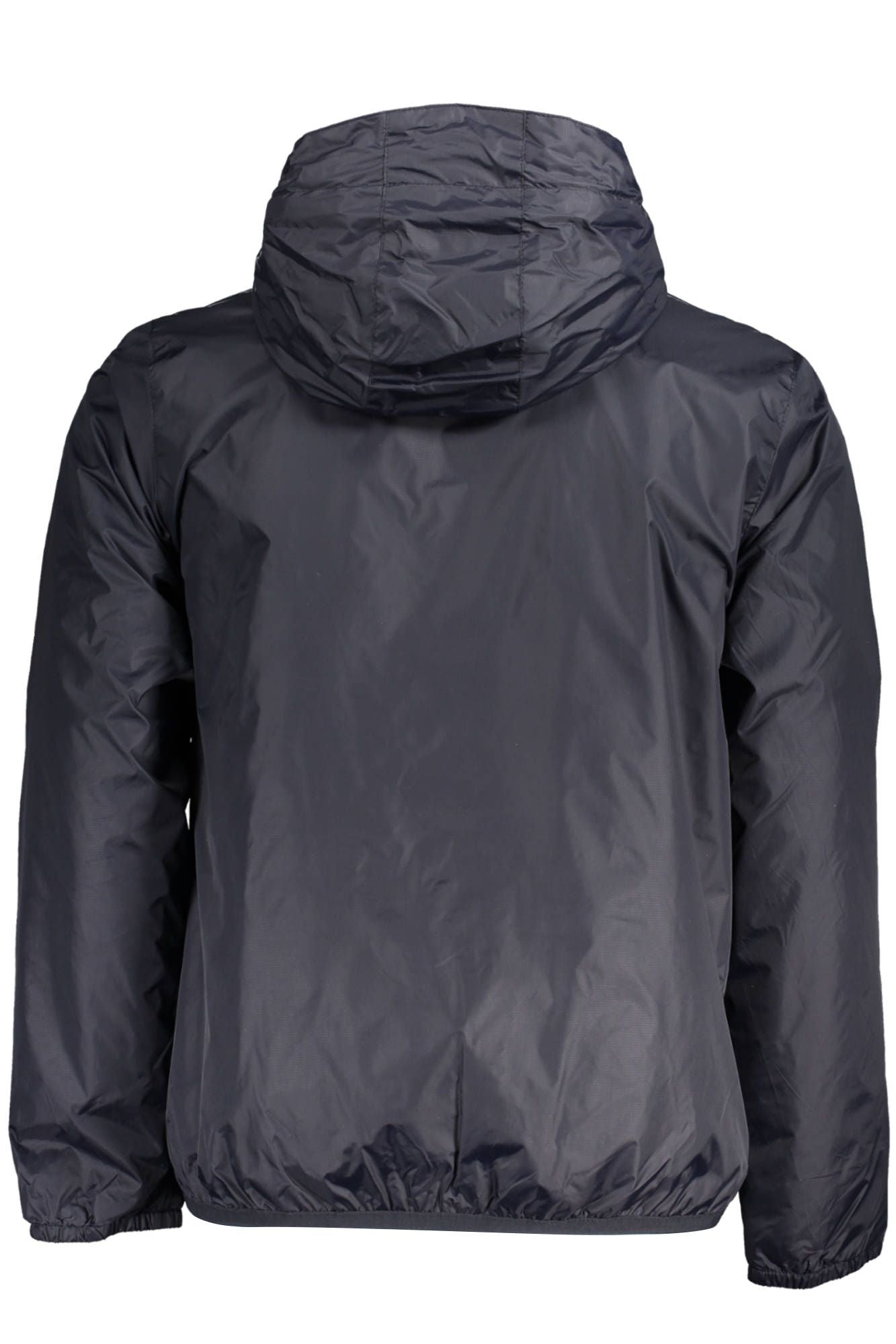 Blaue Nylonjacke