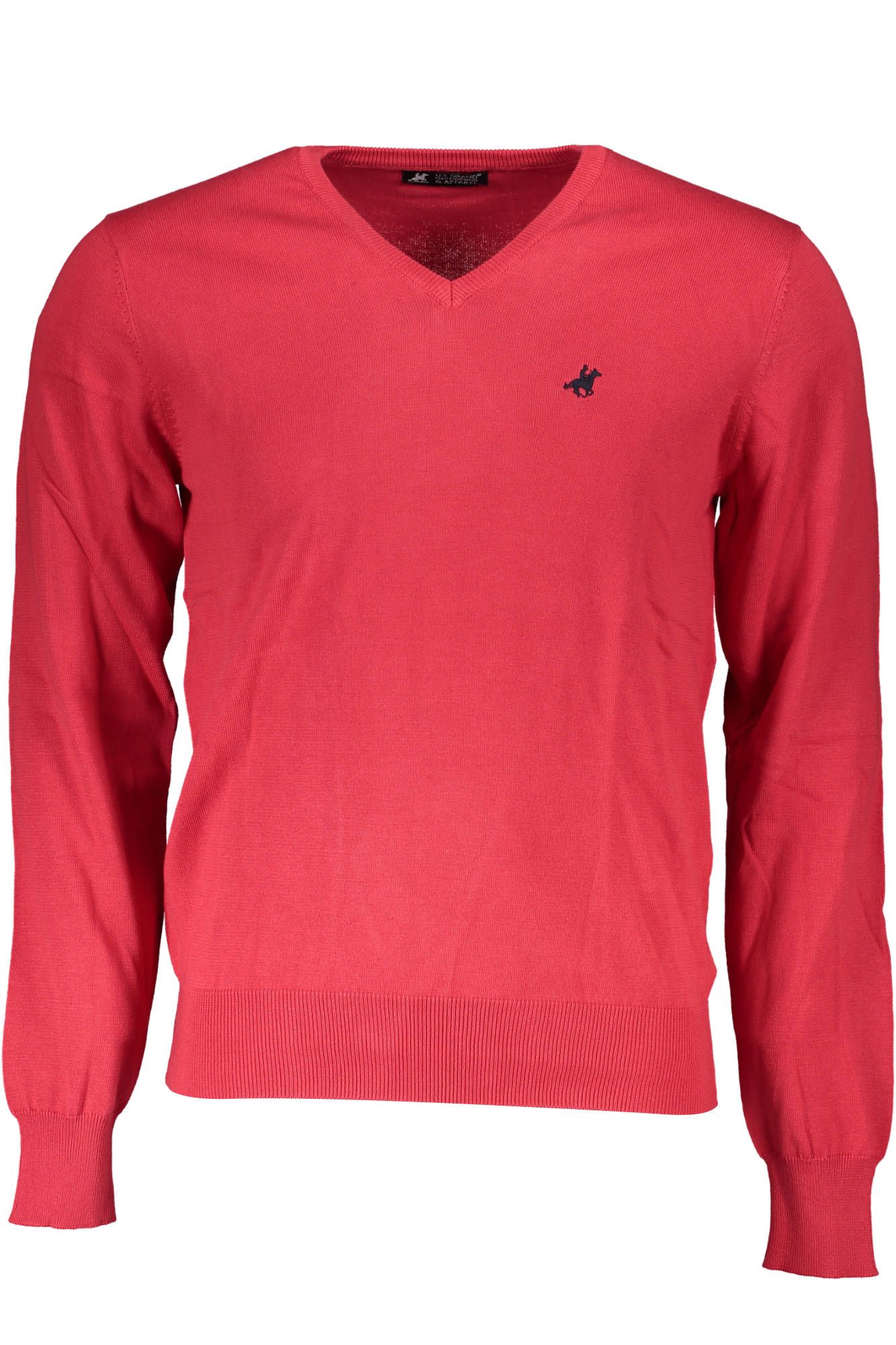 Roter Baumwollpullover