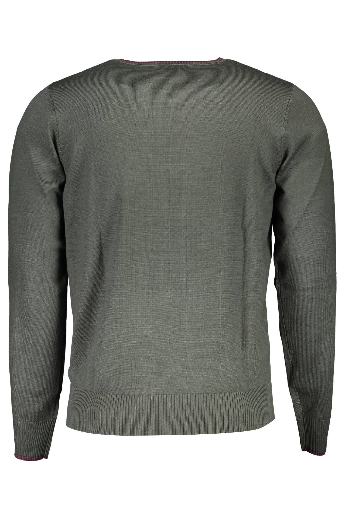 Grüner Nylon-Pullover
