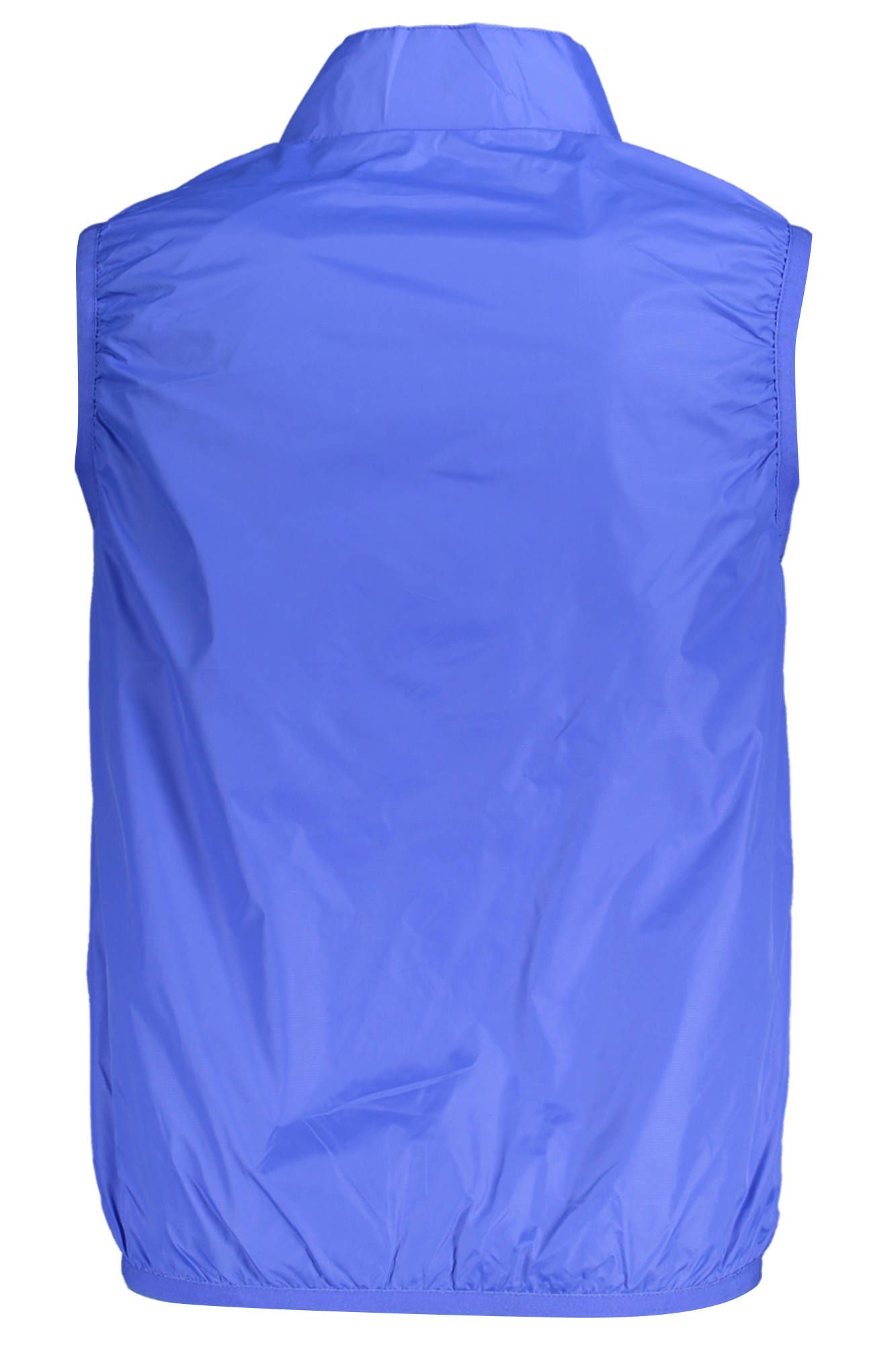 Blaue Nylonjacke