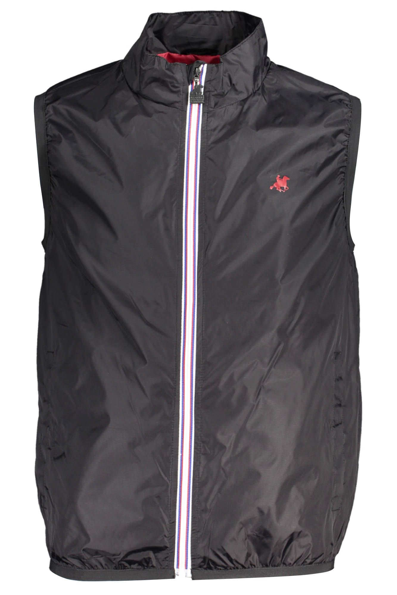 Schwarze Nylonjacke