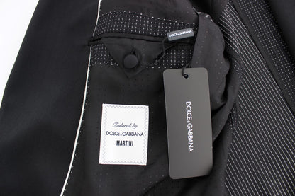 Schwarzer schmaler MARTINI Blazer aus Wolle