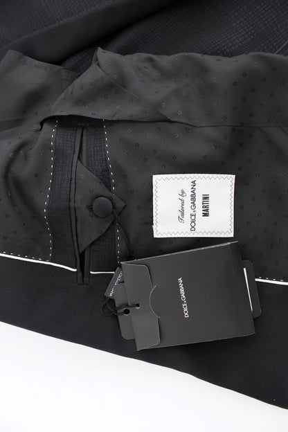 Schmaler schwarzer Wollblazer von MARTINI