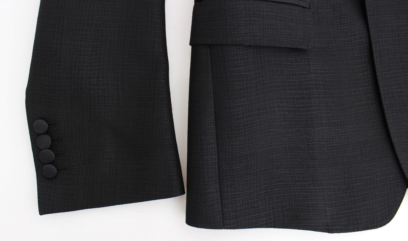 Schmaler schwarzer Wollblazer von MARTINI