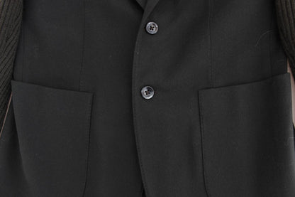 Grüner Kaschmir-Blazer mit zwei Knöpfen