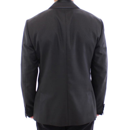 Schwarzer MARTINI Blazer mit einem Knopf