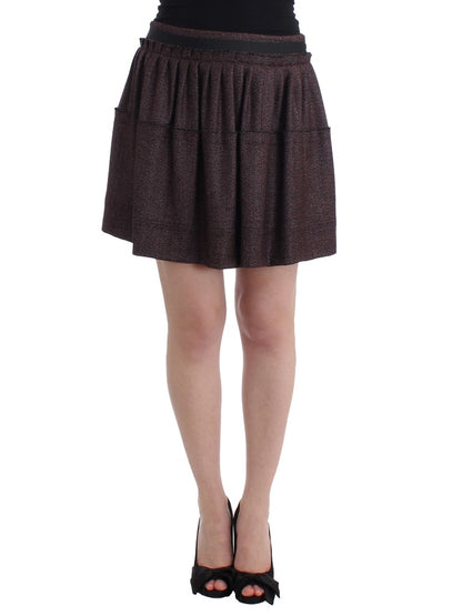 Lila Kurzer Flanellrock