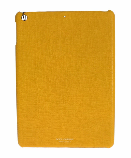 Gelbes Leder Tablet Ipad Fall Abdeckung