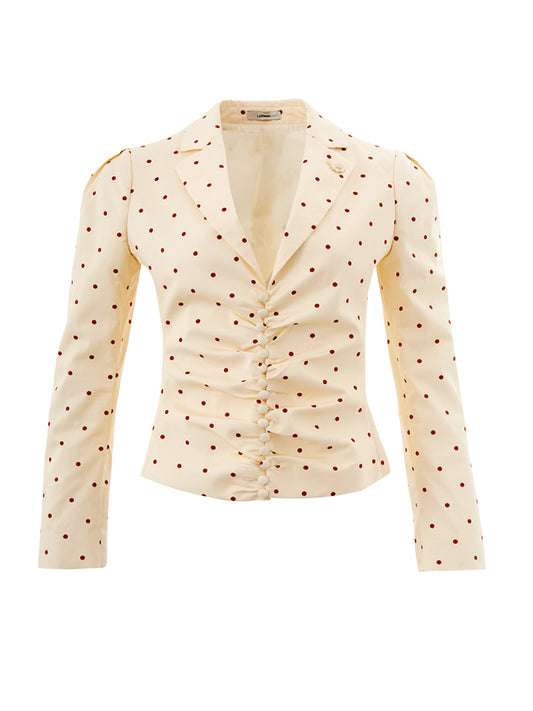 Jacke mit Polka-Dot