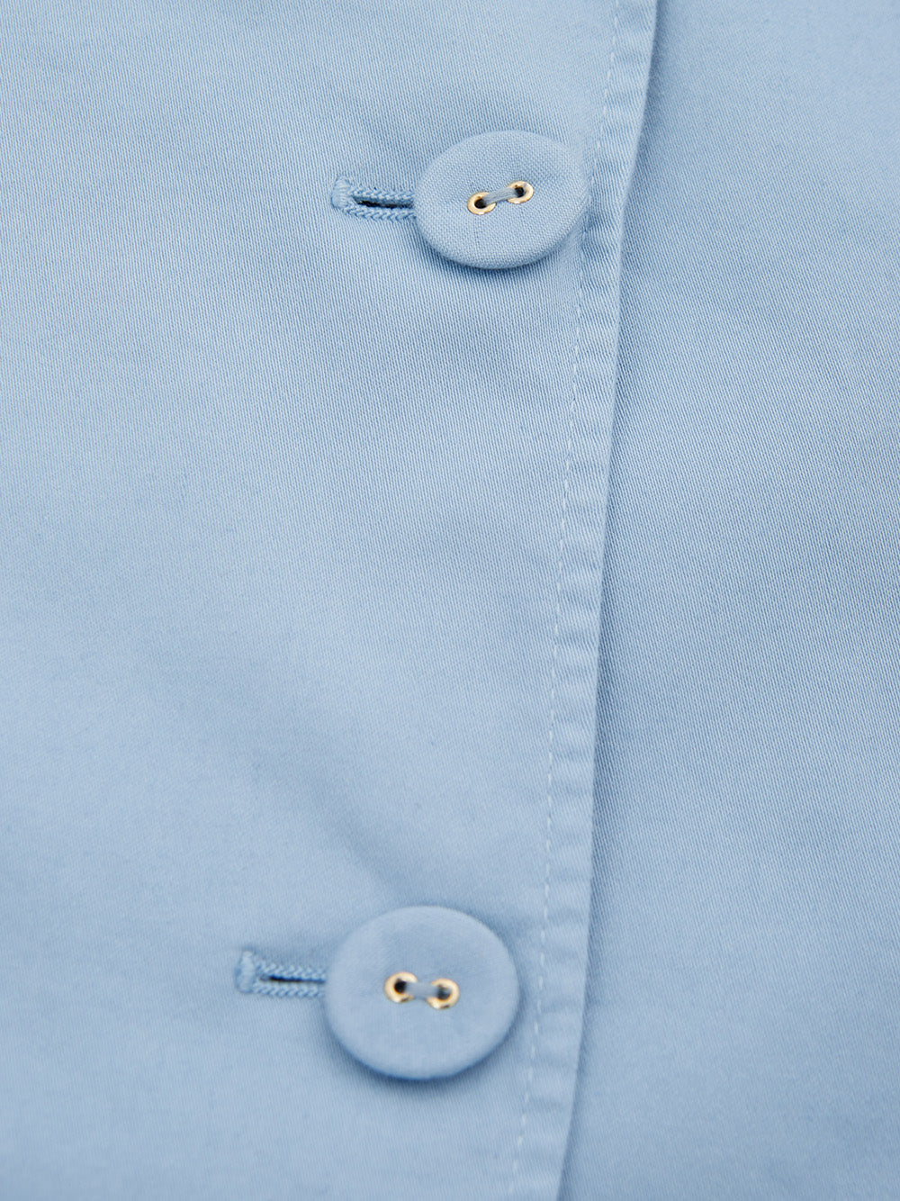 Hellblaue Two Bottons Baumwolljacke