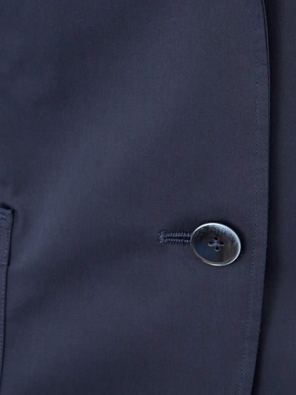 Blaue Two Bottons Baumwolljacke