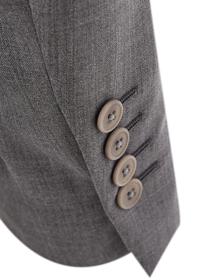 Graue Zweireiherjacke
