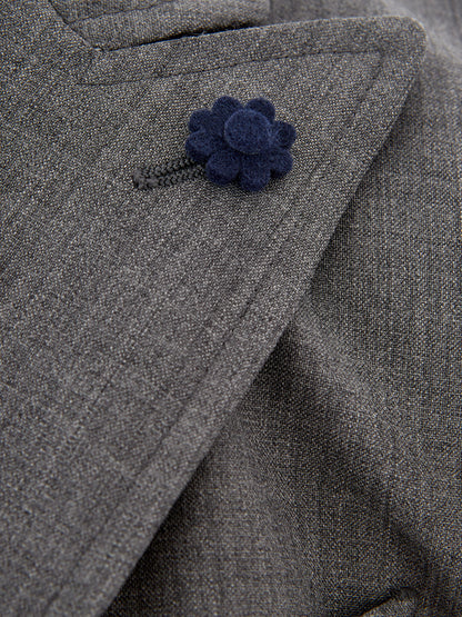Graue Zweireiherjacke