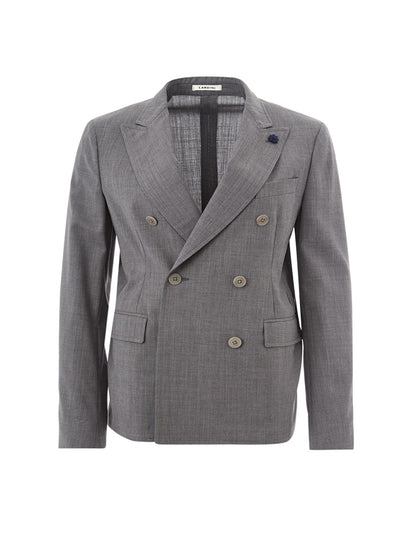 Graue Zweireiherjacke