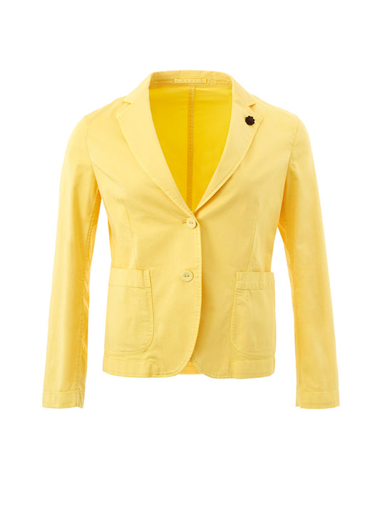 Gelbe Baumwolljacke