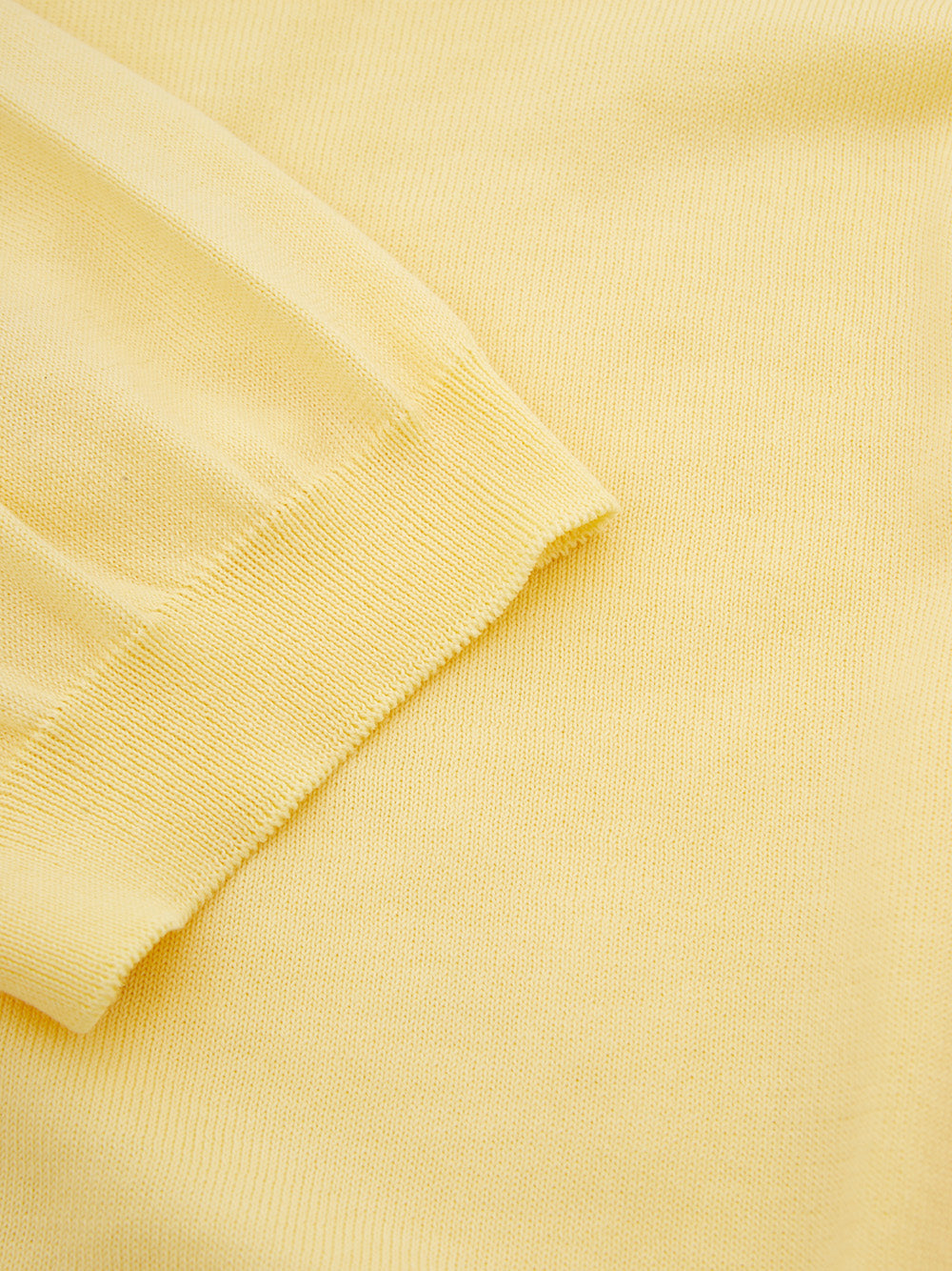 Gelbes T-Shirt mit Rundhalsausschnitt aus Baumwolle