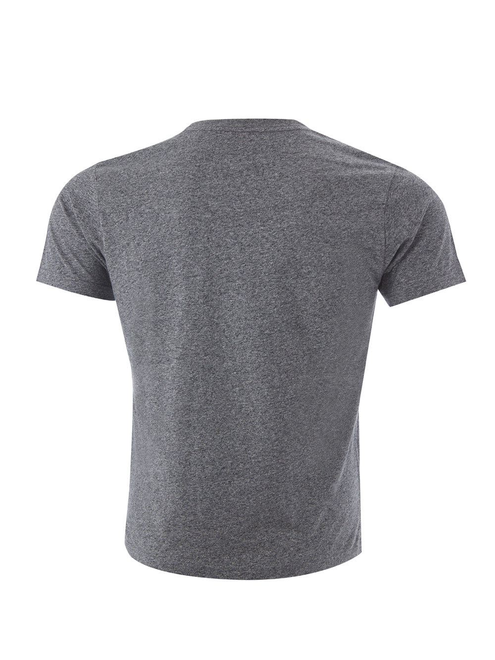 Graues Baumwoll-T-Shirt mit Tiger-Print und Logo auf der Vorderseite in Weiß