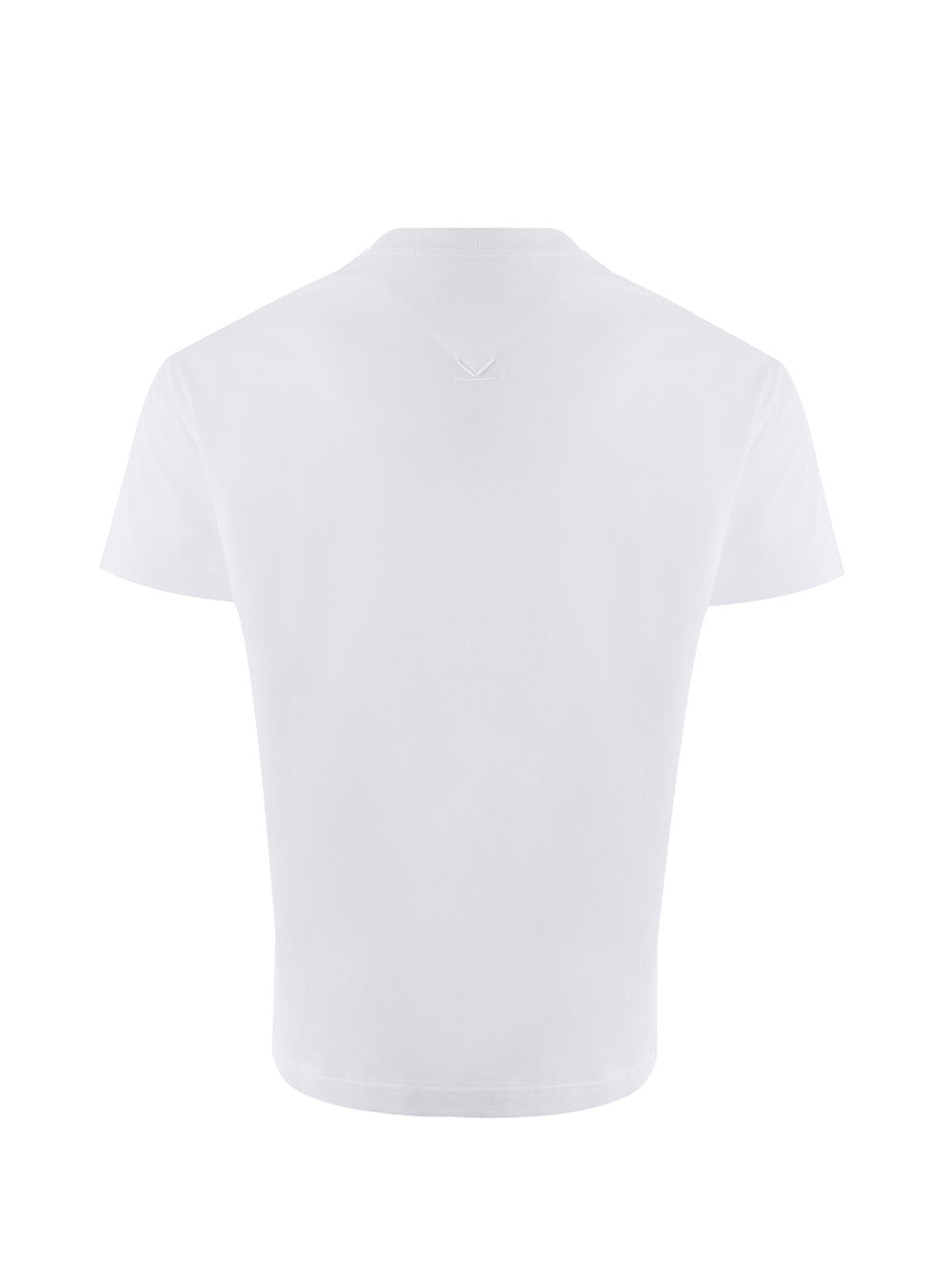 Weißes T-Shirt aus Baumwolle mit ikonischem Logo
