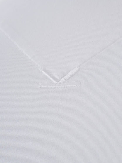 Weißes T-Shirt aus Baumwolle mit ikonischem Logo