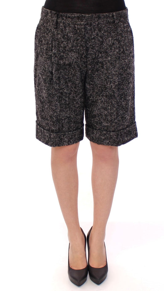 Graue Wollshorts Hose