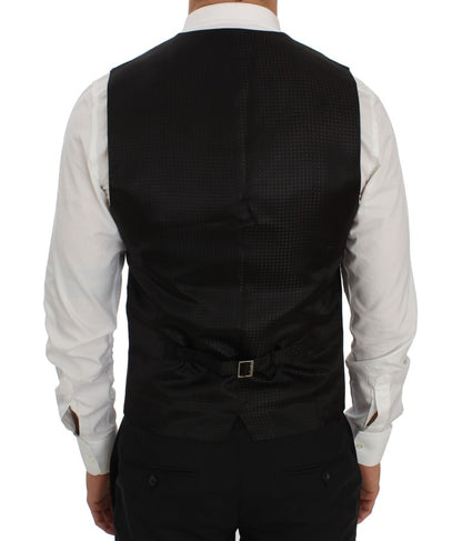 Schwarze Woll-Stretch-Blazer-Jacke