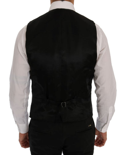 Schwarz-Blau MARTINI Seidenblazer Jacke