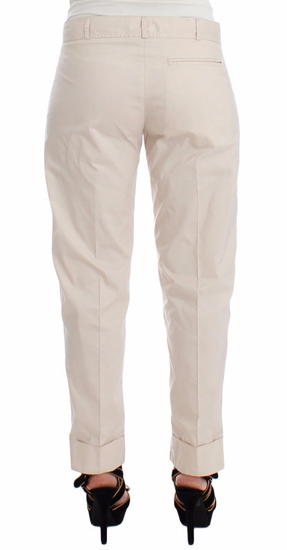 Beige Chinos Beiläufige Kleiderhosen Khakis