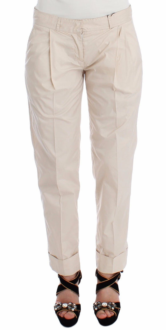 Beige Chinos Beiläufige Kleiderhosen Khakis