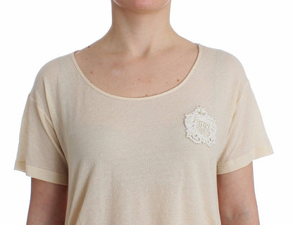Beachwear Weißes Maxi T-Shirt Top Bluse