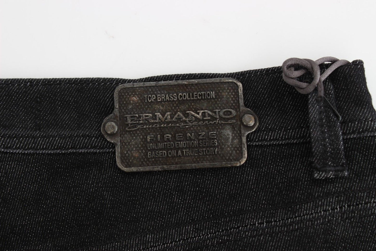 Schwarze Slim Jeans Denim-Hosen Skinny Leg Stretch