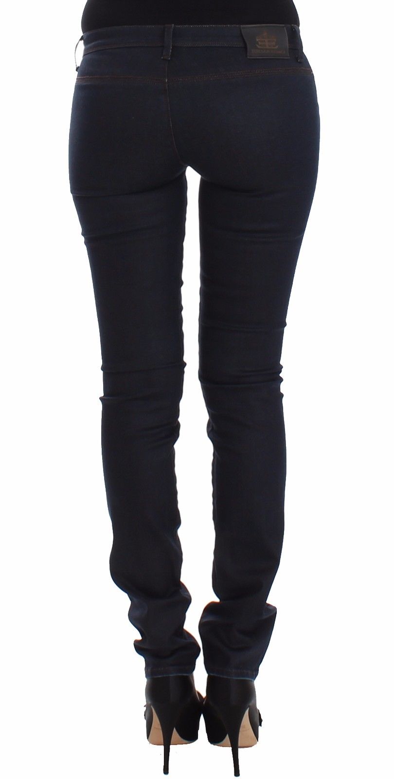Blaue Slim Jeans Denim-Hosen Skinny Leg Stretch