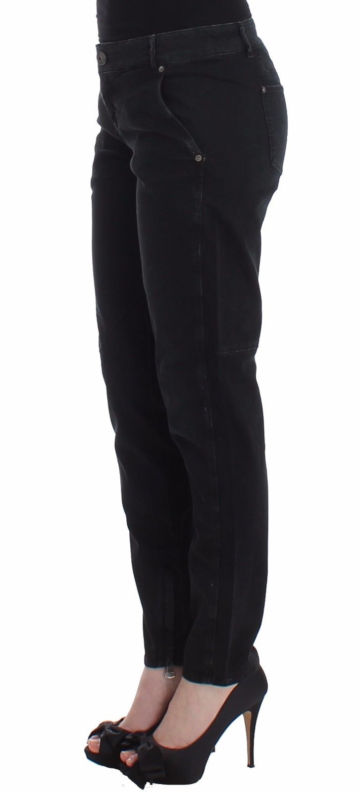 Blaue Slim Jeans Denim-Hosen Skinny Leg Straight