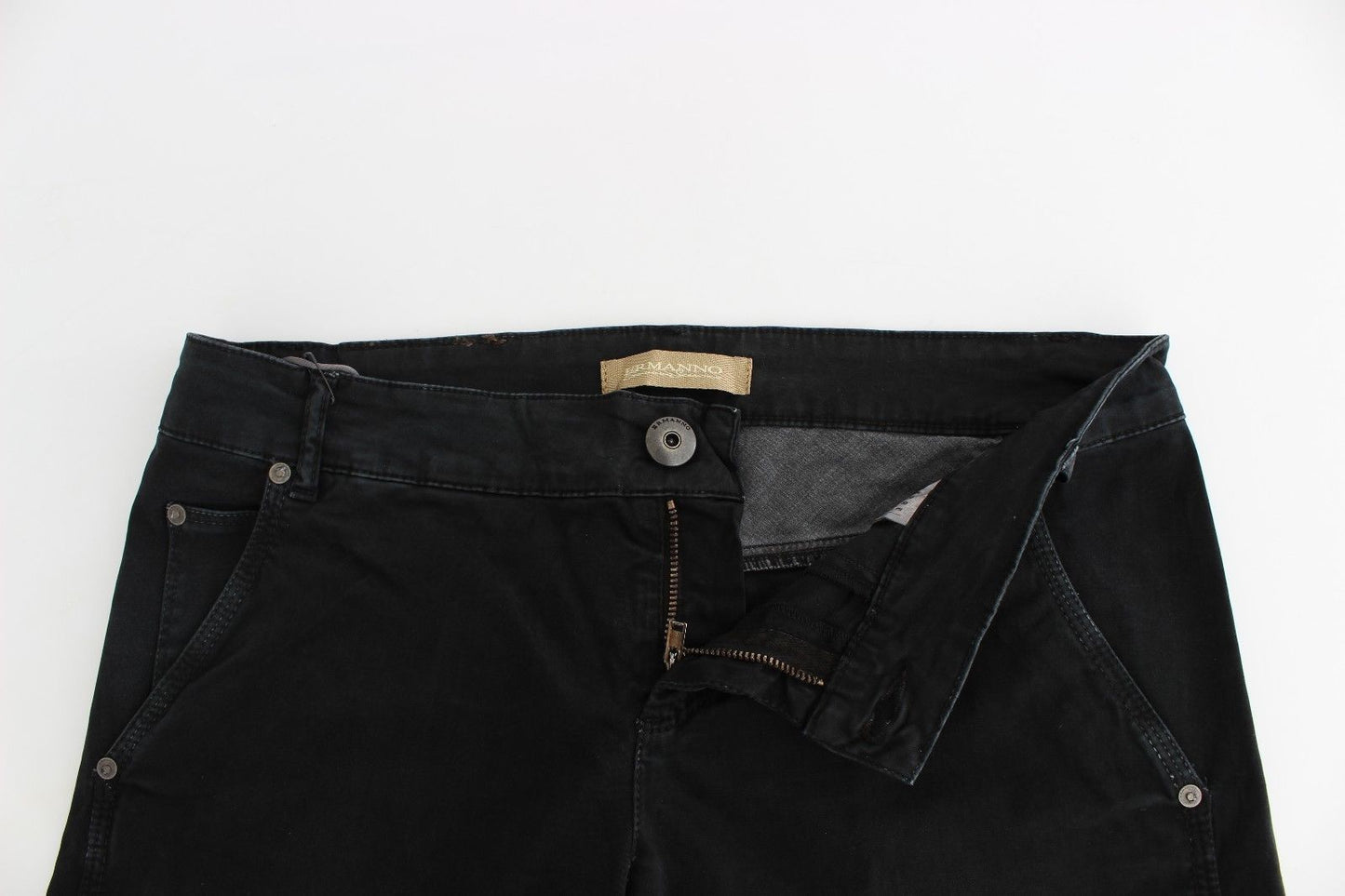 Blaue Slim Jeans Denim-Hosen Skinny Leg Straight