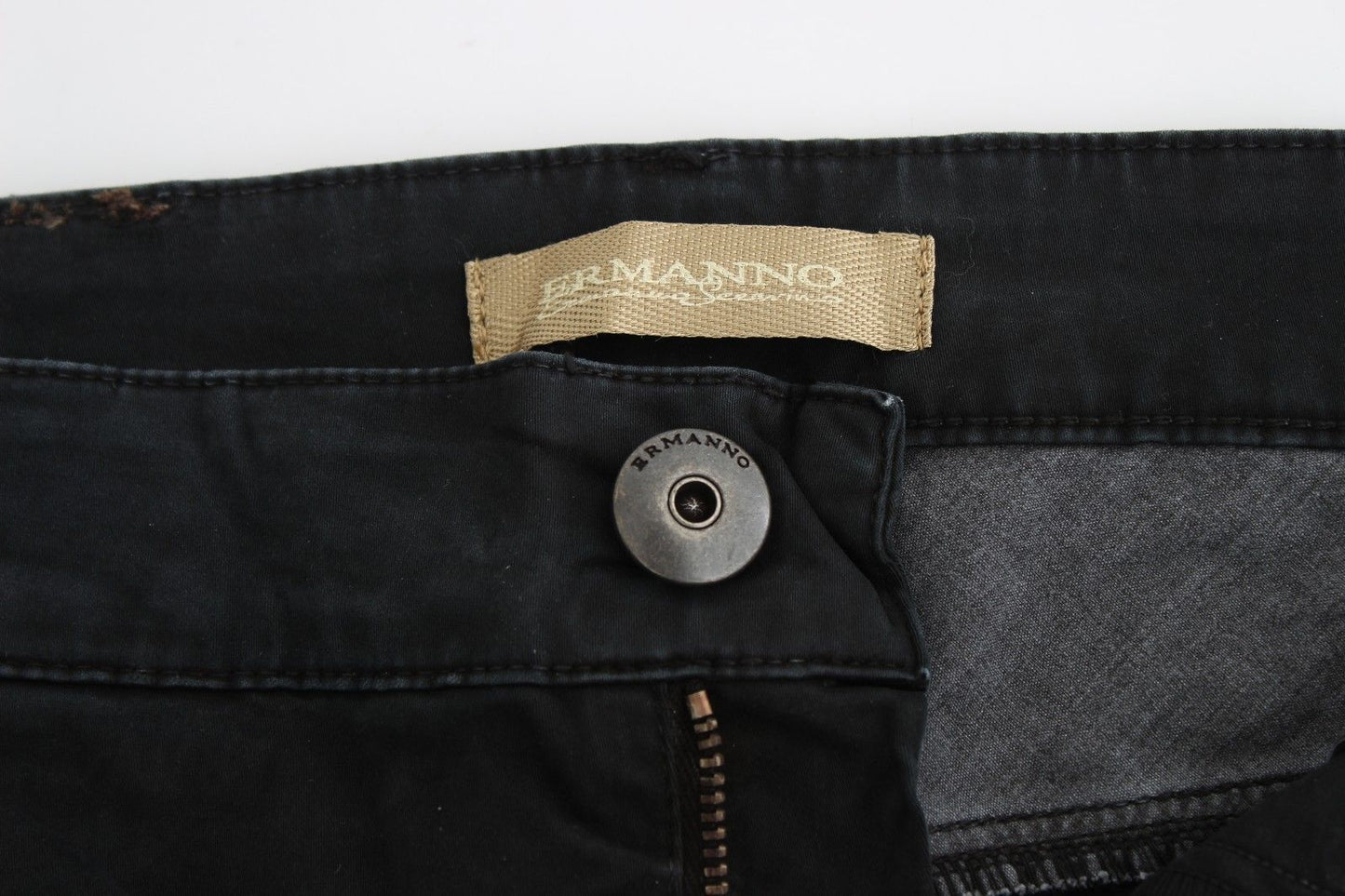 Blaue Slim Jeans Denim-Hosen Skinny Leg Straight