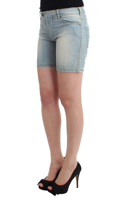Beachwear Blau Denim City Casual Kleid Shorts
