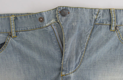 Beachwear Blau Denim City Casual Kleid Shorts