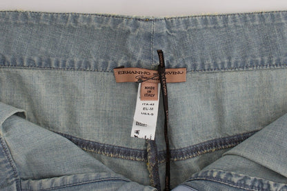 Beachwear Blau Denim City Casual Kleid Shorts