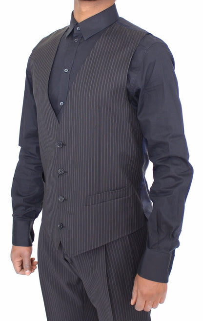 Graue Stretch-Weste für formelle Anlässe Gilet