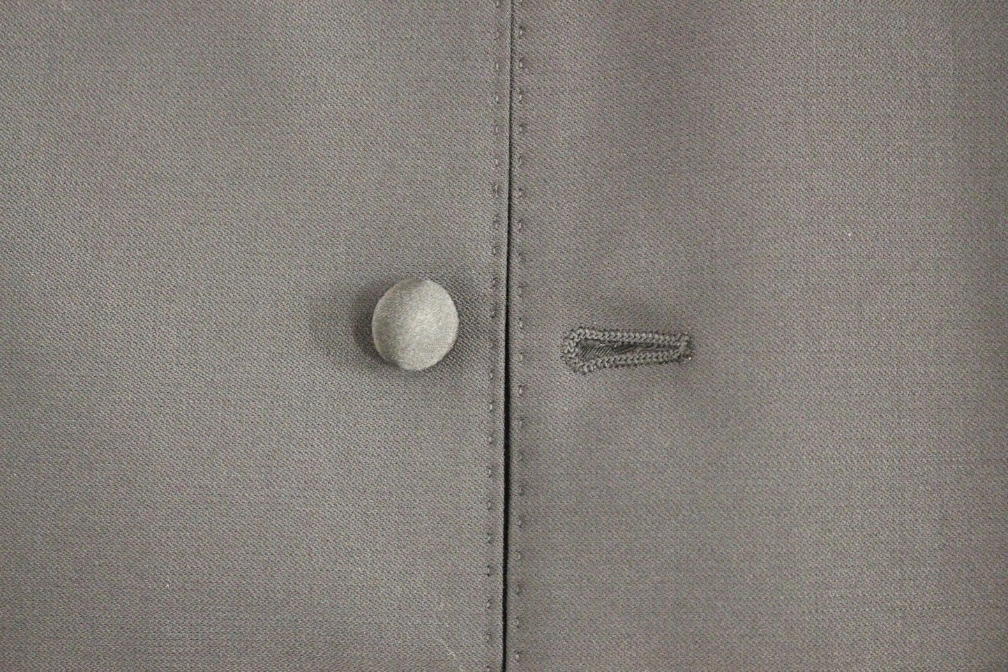 Schwarzes Woll-Seiden-Kleid Weste Gilet
