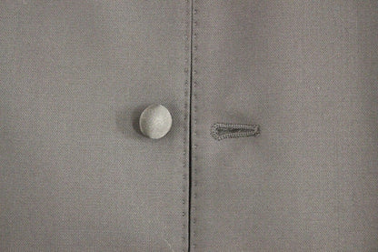 Schwarzes Woll-Seiden-Kleid Weste Gilet