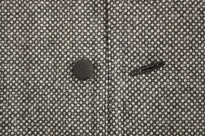 Graue Logo-Weste aus Baumwollmischung Gilet Weste